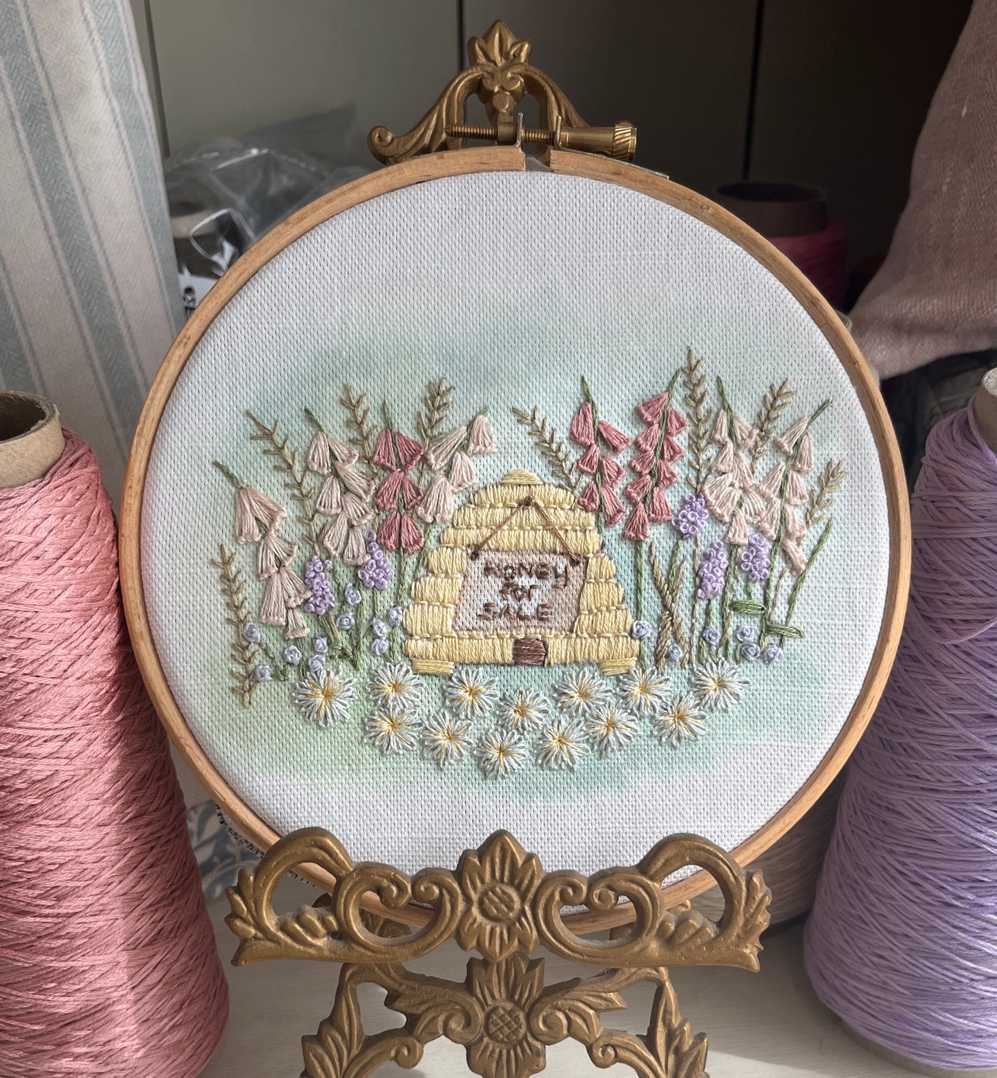 Honey for Sale Embroidery Kit