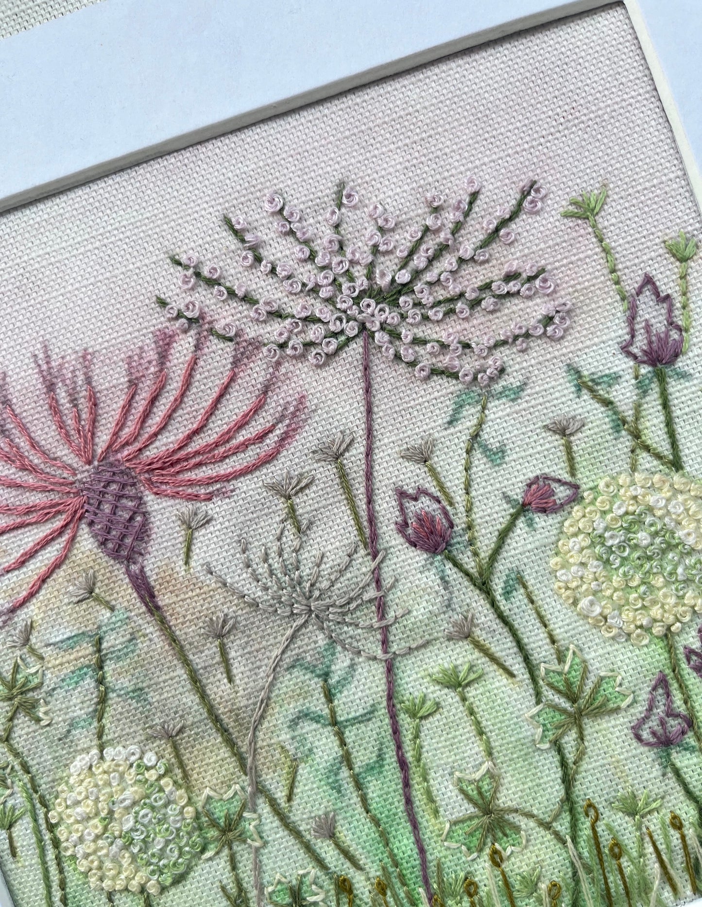Alliums & Seed Heads Pre Printed Panel