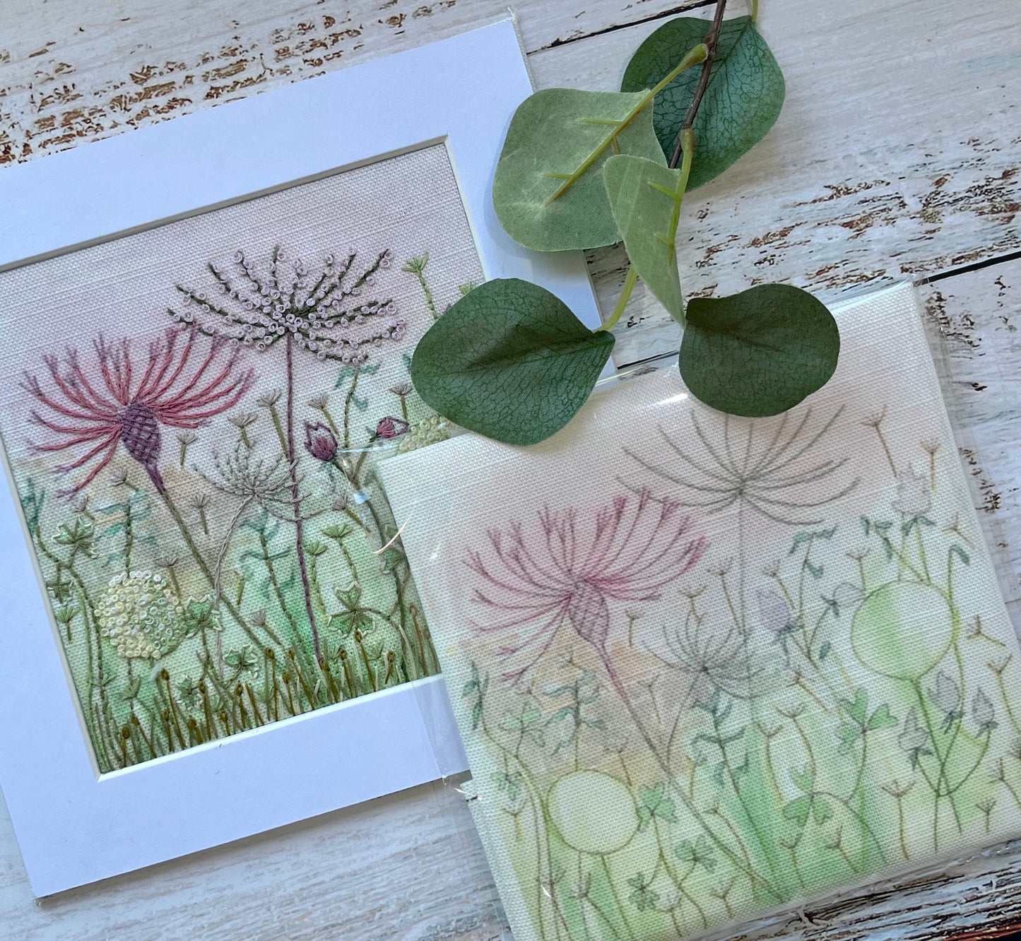 Alliums & Seed Heads Pre Printed Panel