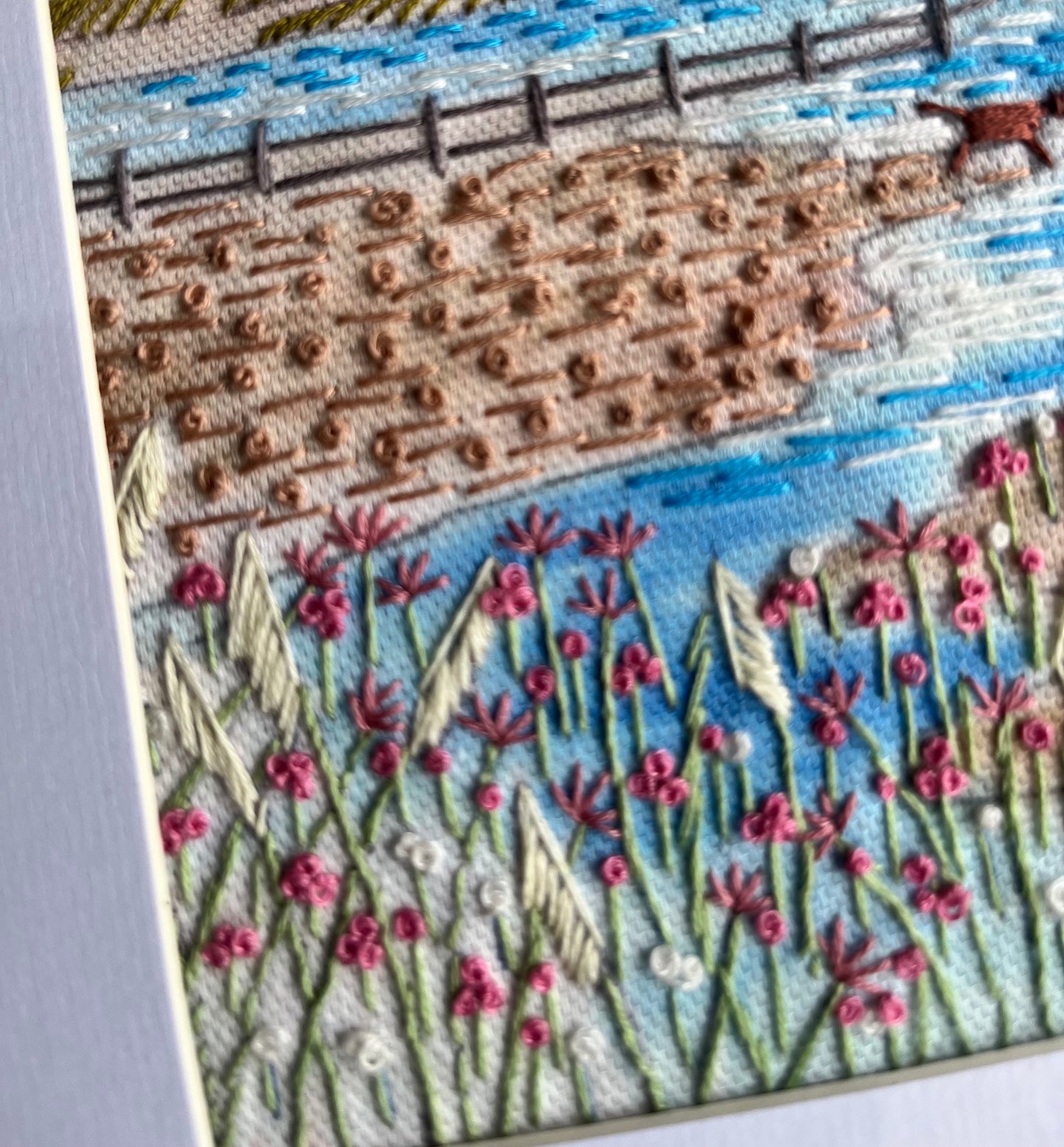 The Beach Walk Embroidery Kit