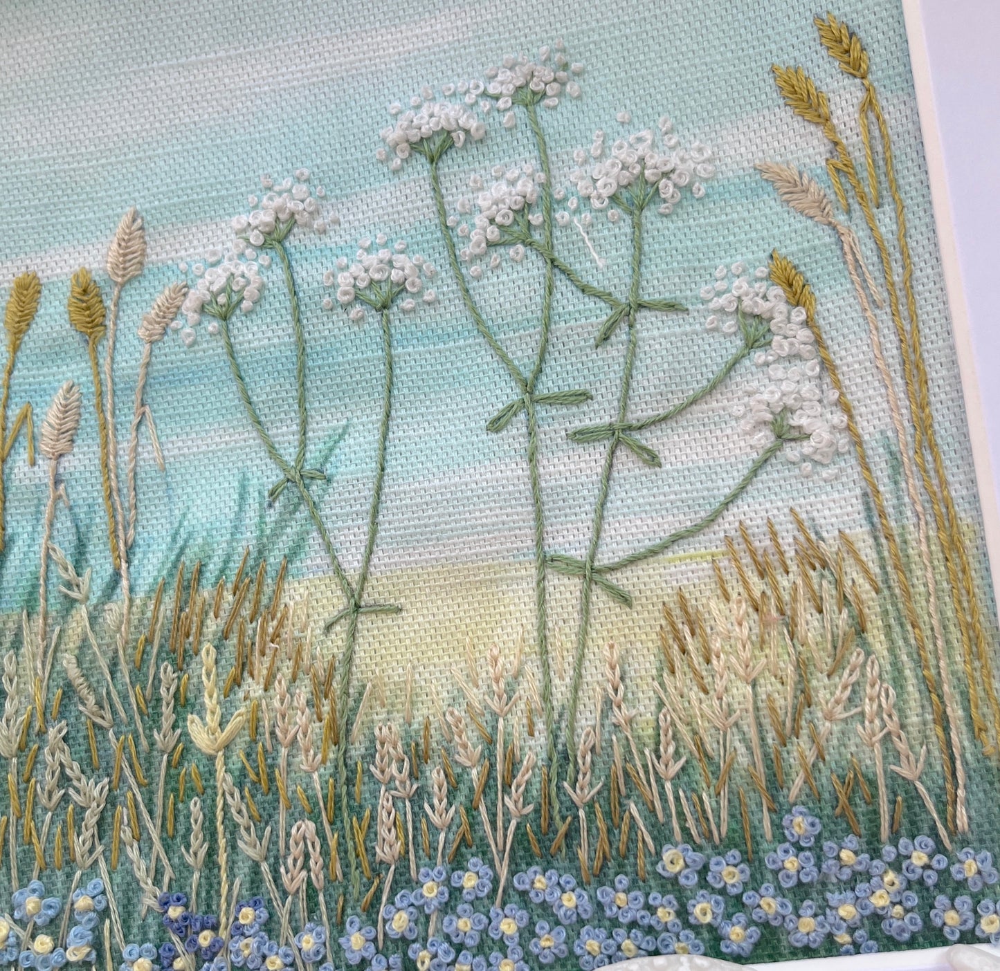 Sea Breeze Embroidery Panel