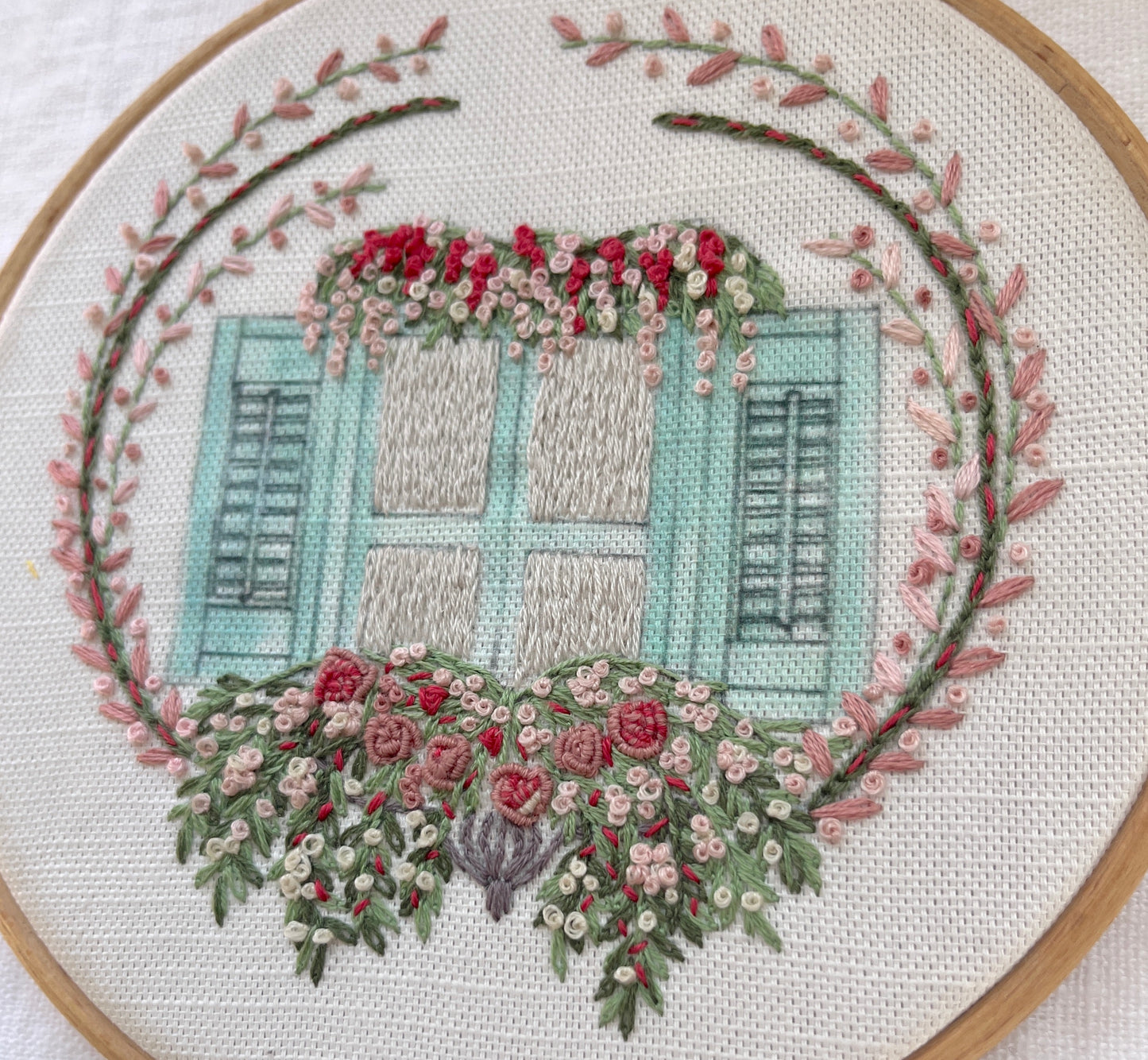 The French Window Embroidery Kit