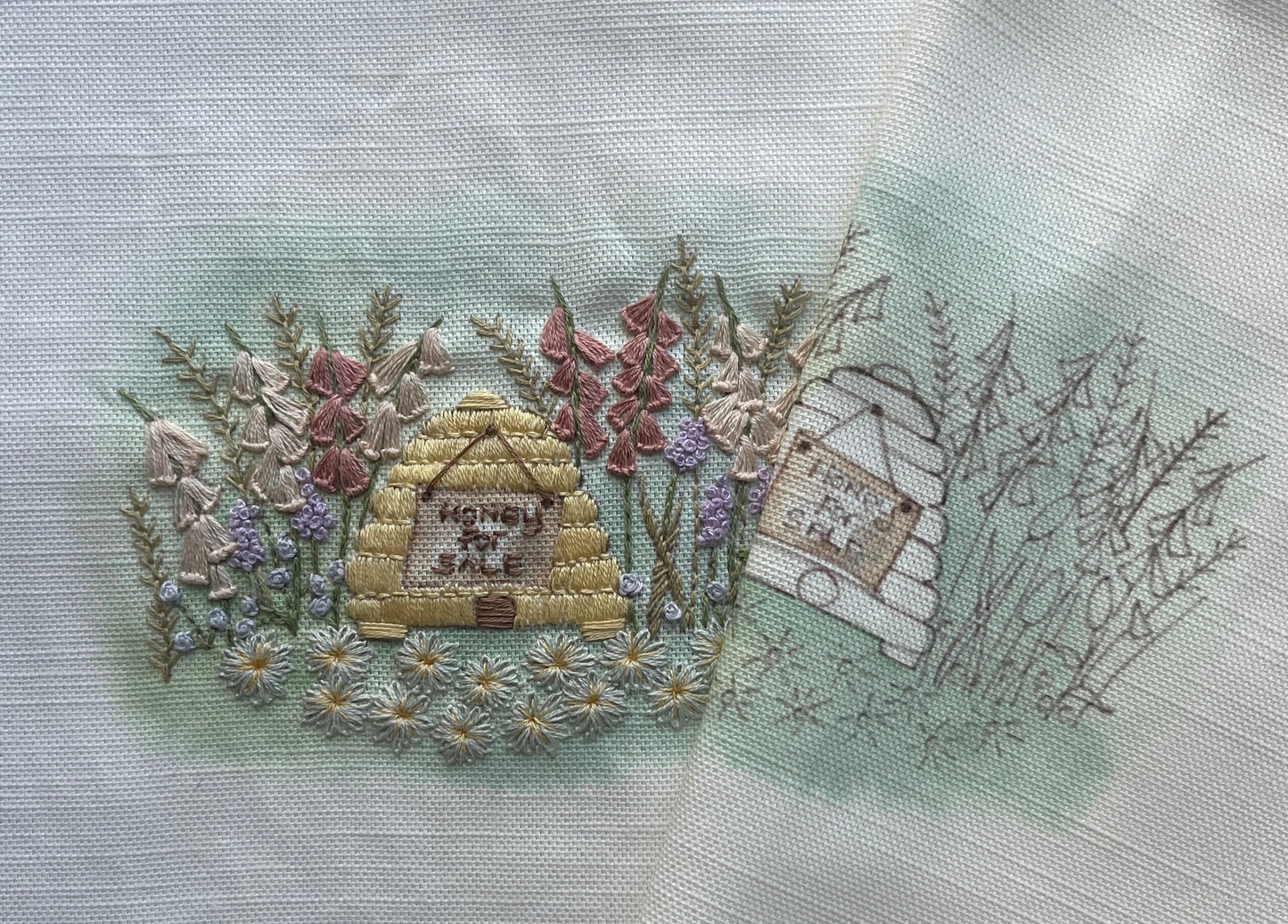 Honey for Sale Embroidery Kit