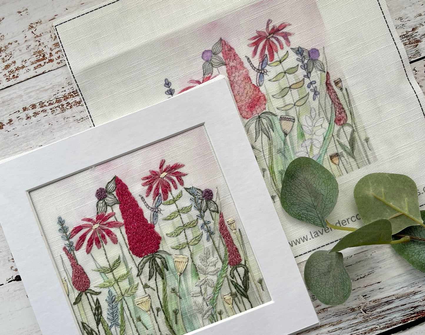 Lupins & Cow Parsley Linen Panel