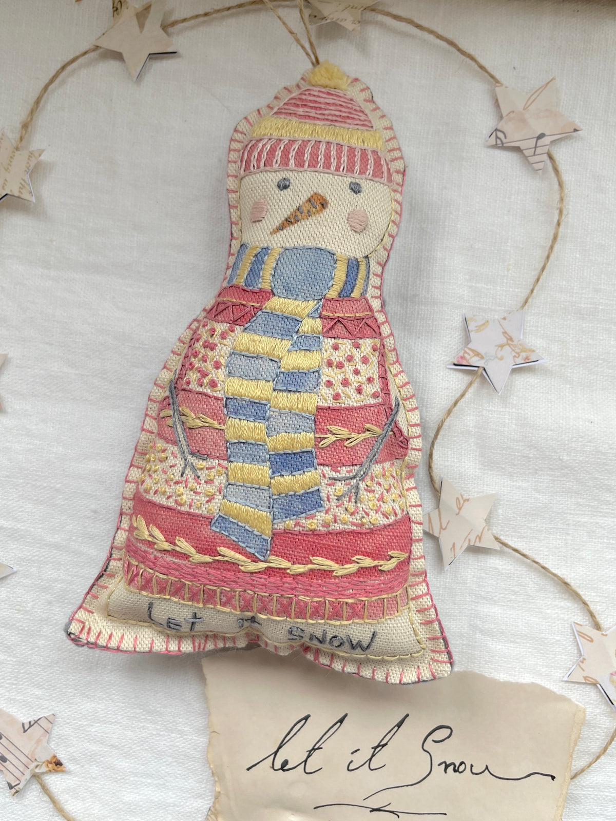 Mrs Snowberry Stuffie Embroidery Kit