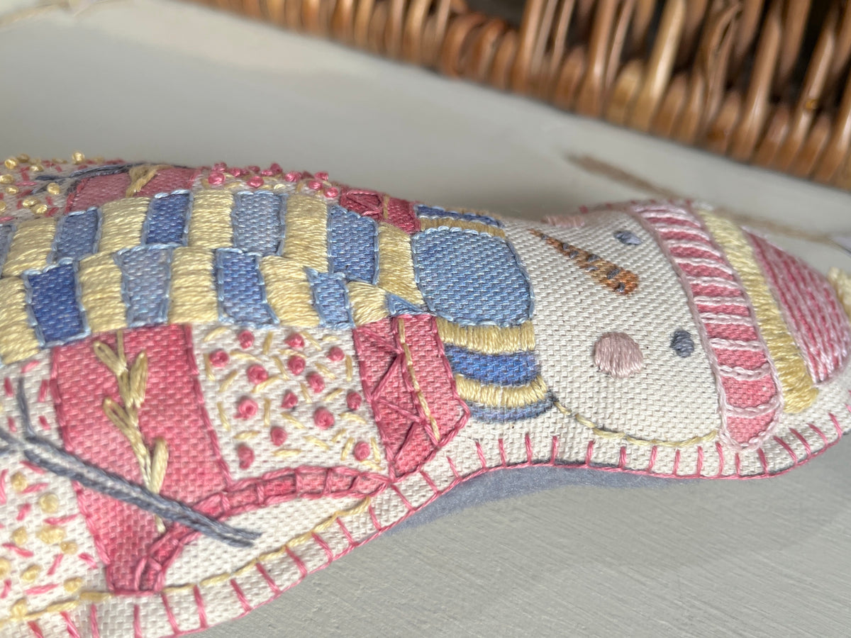 Mrs Snowberry Stuffie Embroidery Kit