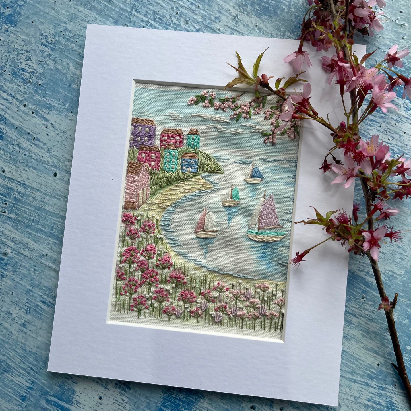Spring Regatta Embroidery Kit