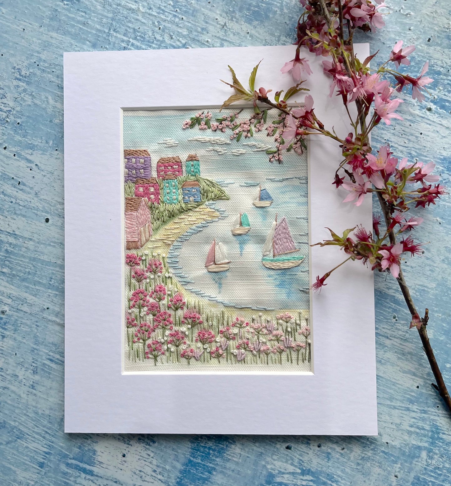 Spring Regatta Embroidery Kit