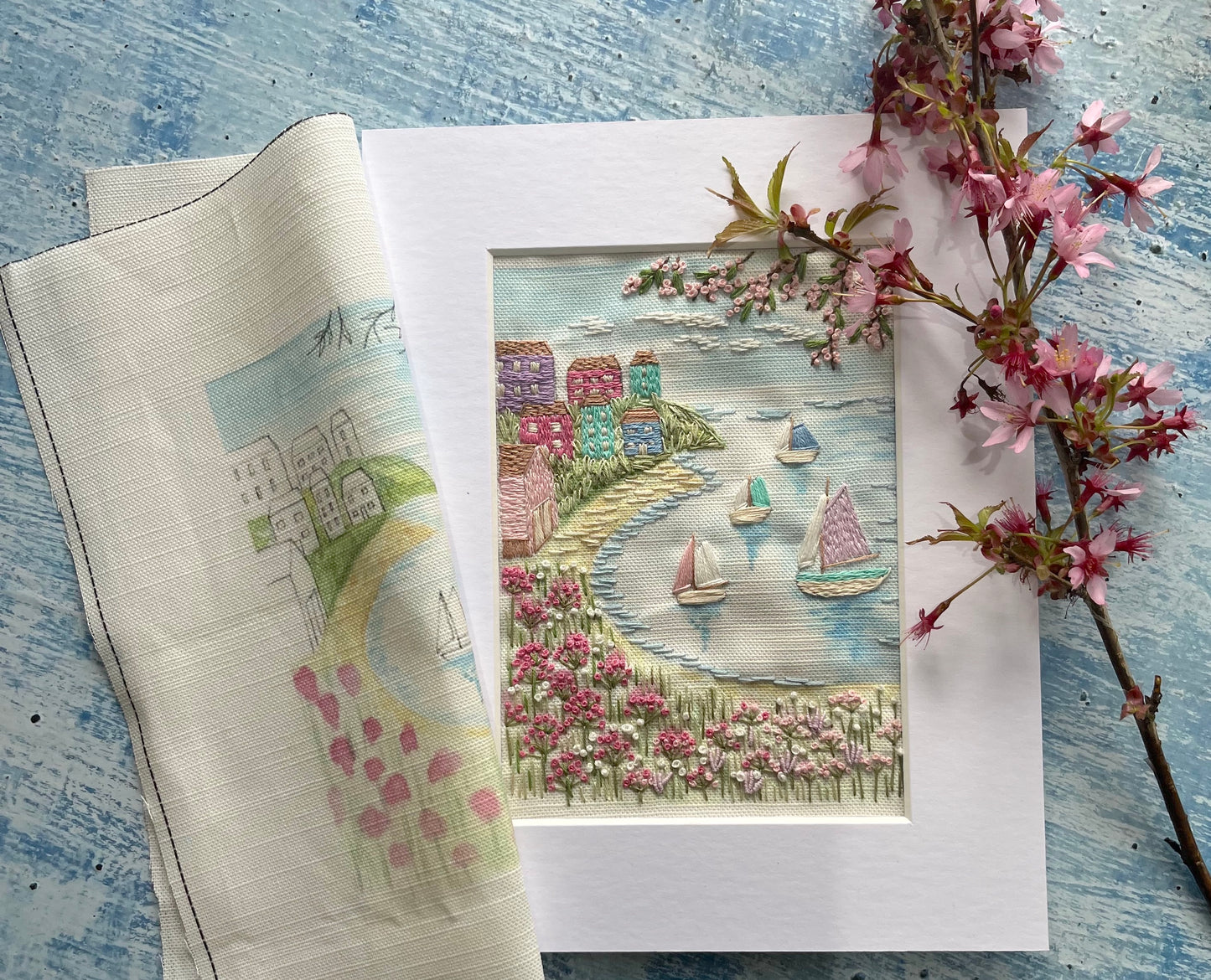 Spring Regatta Embroidery Kit