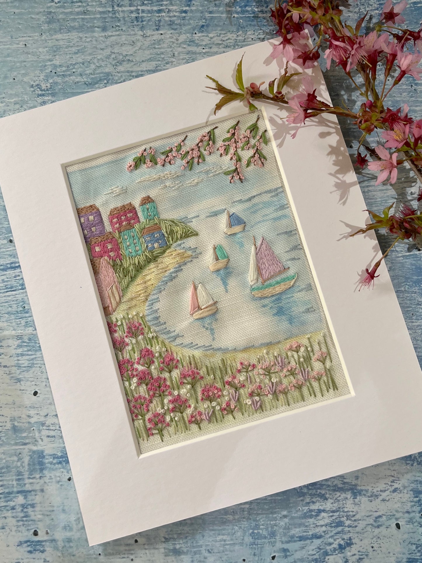 Spring Regatta Embroidery Kit