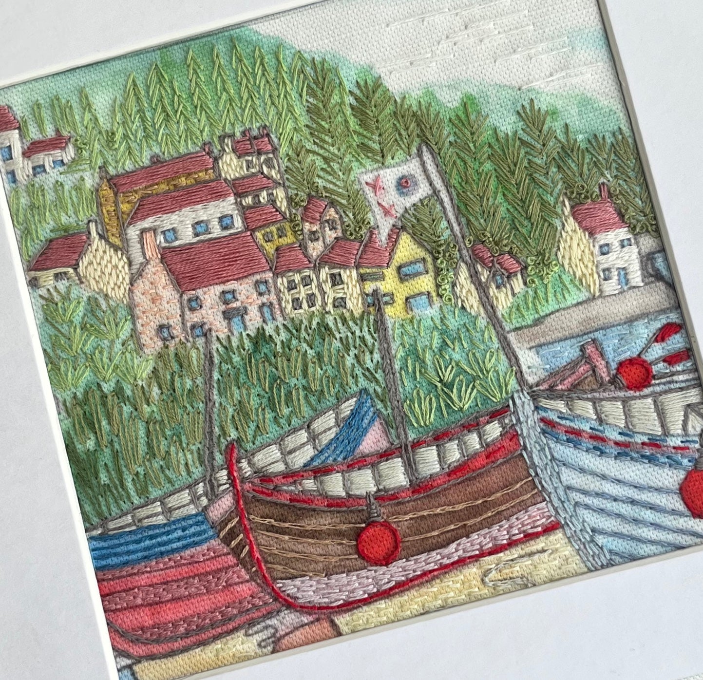 Runswick Bay Fabric panel