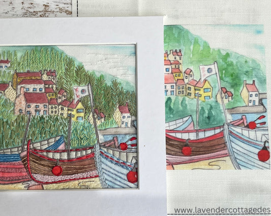 Runswick Bay Fabric panel