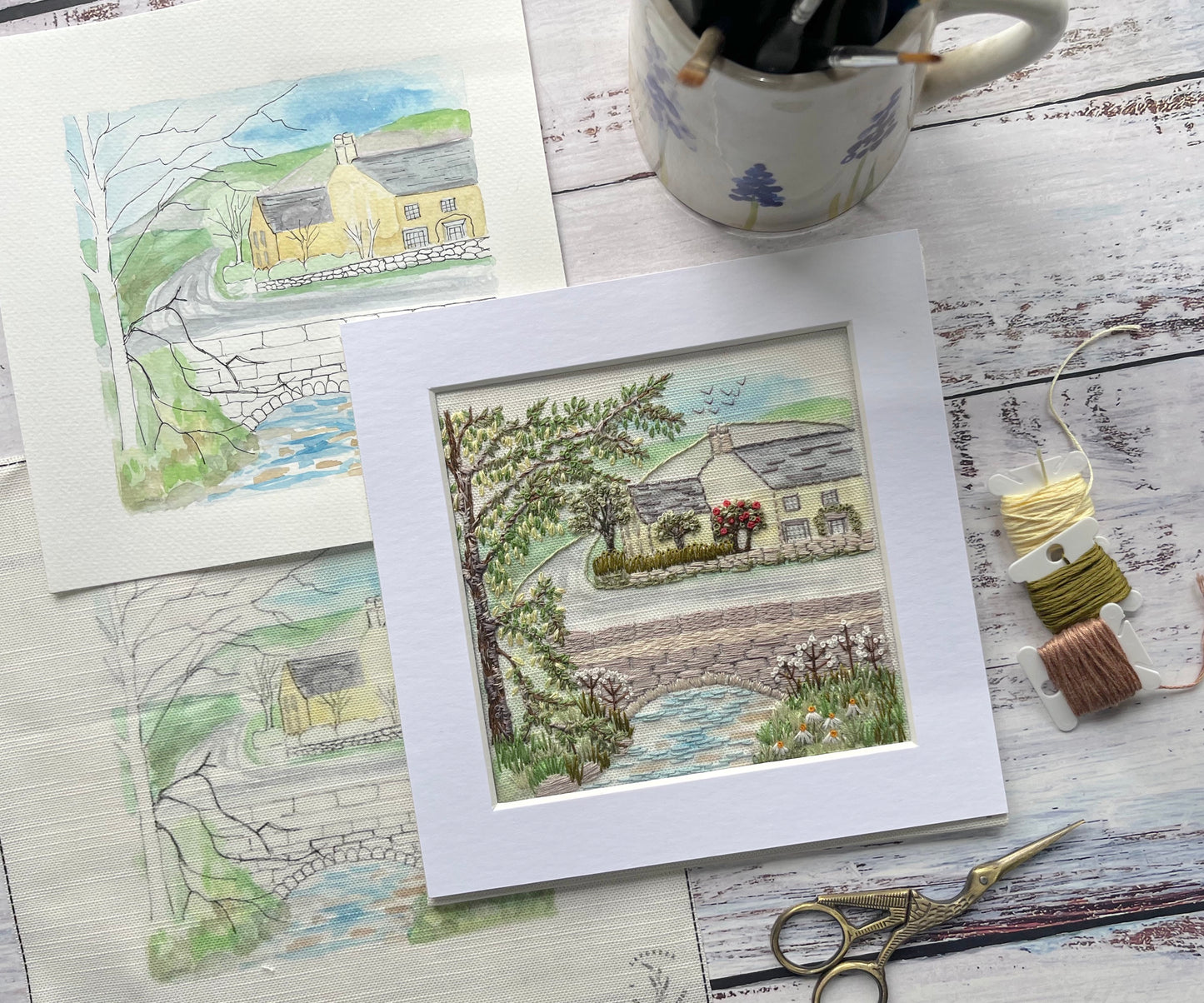 Yorkshire Dales in Summer Pre Printed Panel