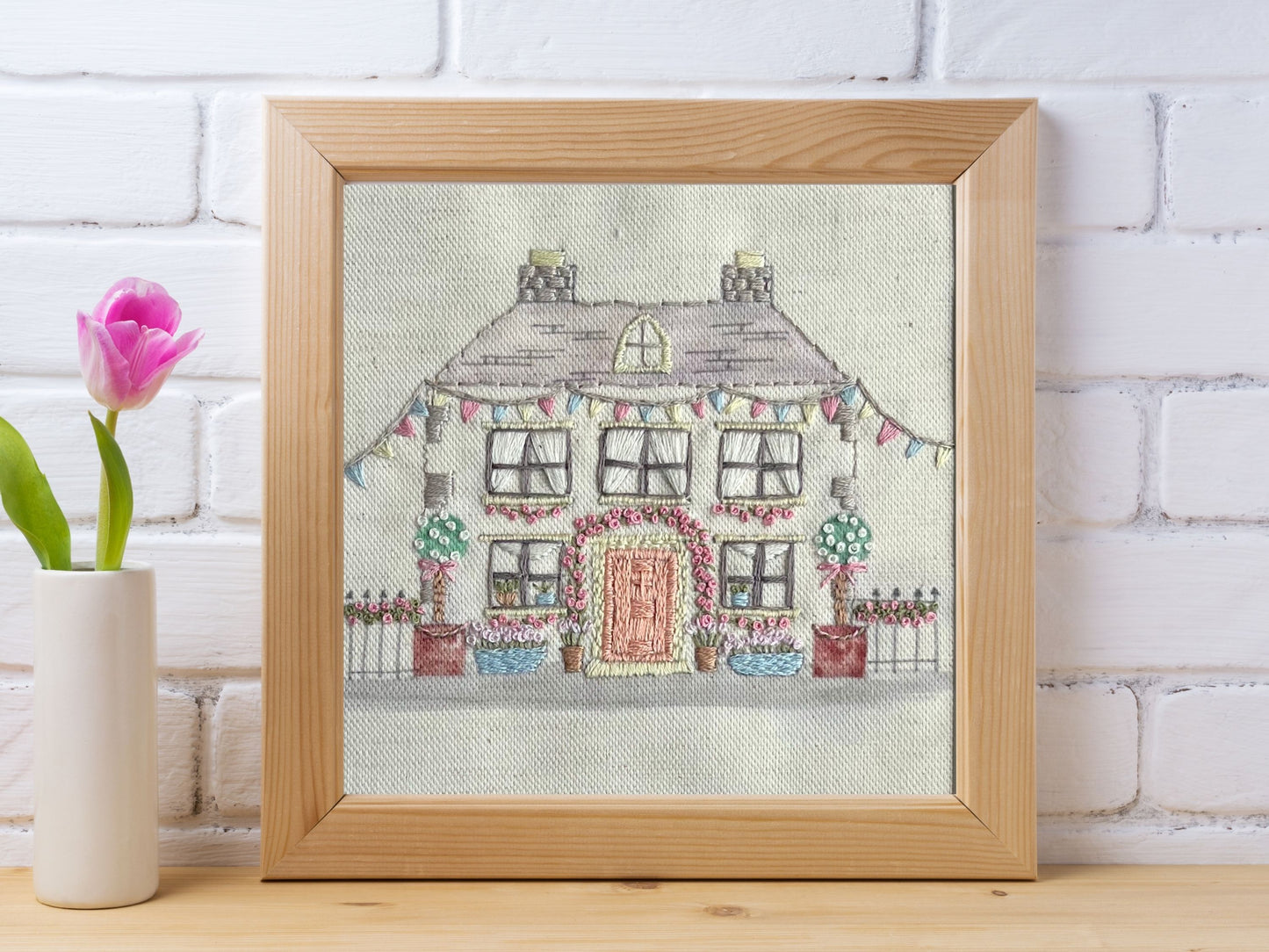 Summer Cottage : Pre printed panel