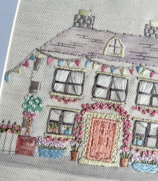Summer Cottage : Pre printed panel
