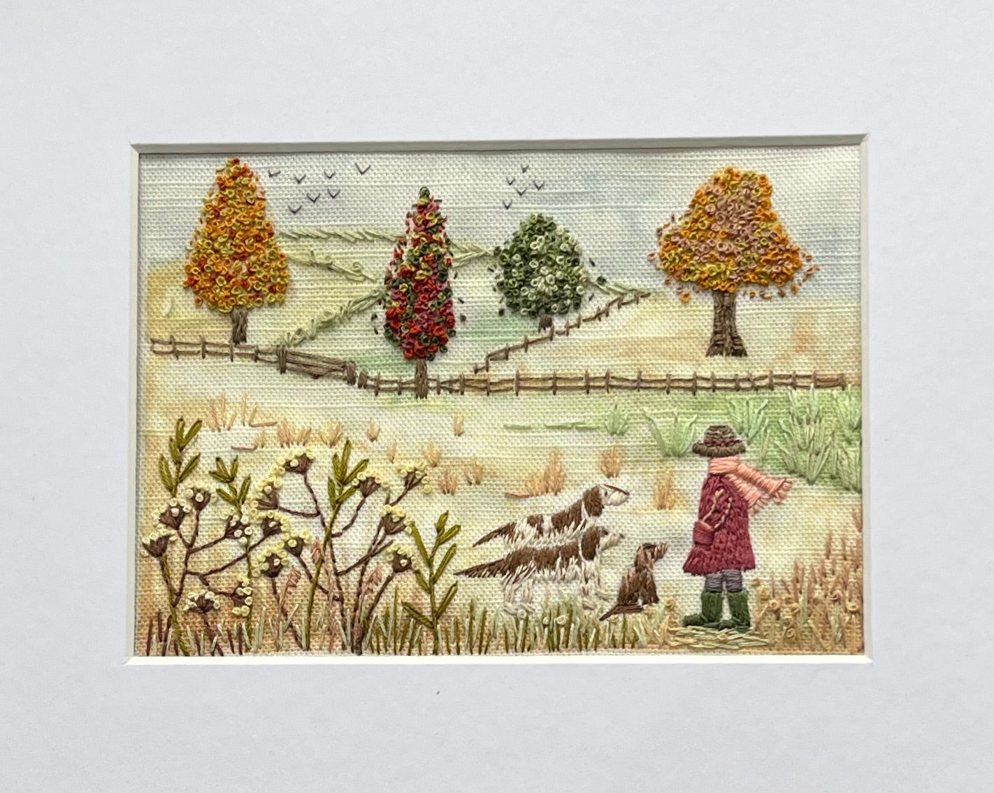 Treat Time Dog Walk Pre Printed Panel
