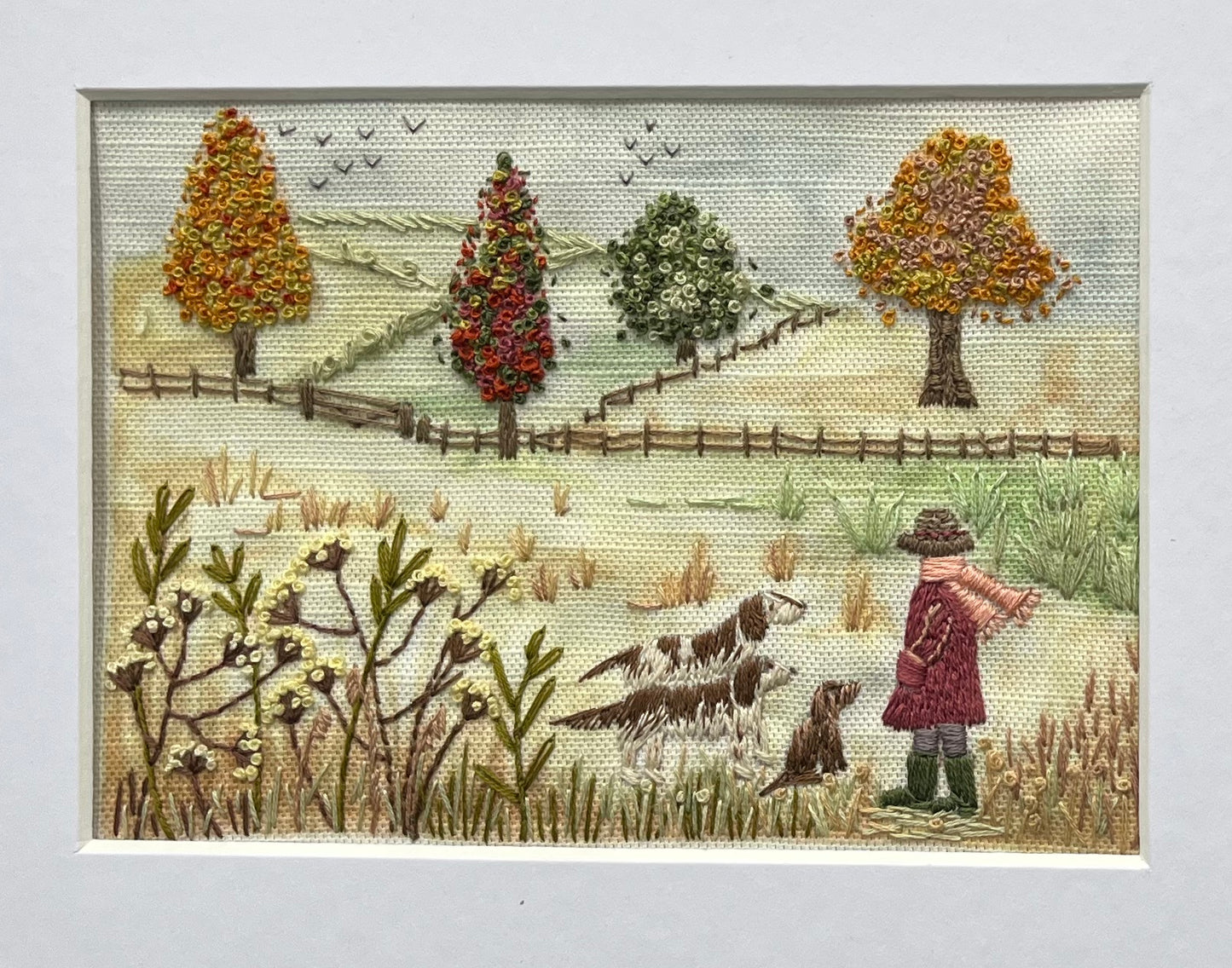 Treat Time Dog Walk Pre Printed Panel