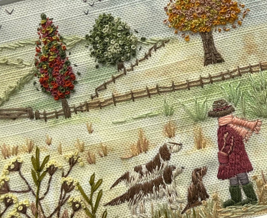 Treat Time Dog Walk Pre Printed Panel