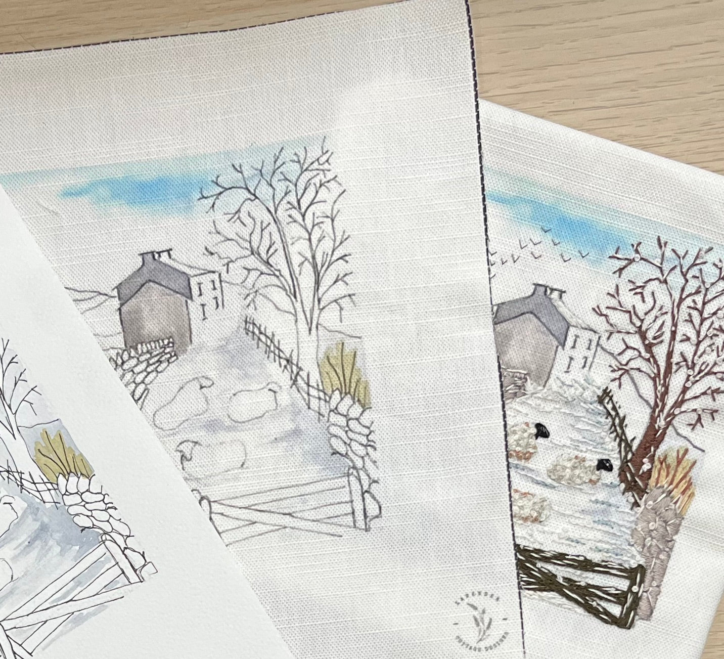 Winter In the Yorkshire Dales Pre Printed Panel